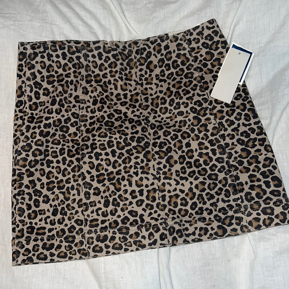 Leopard Skirt NWT